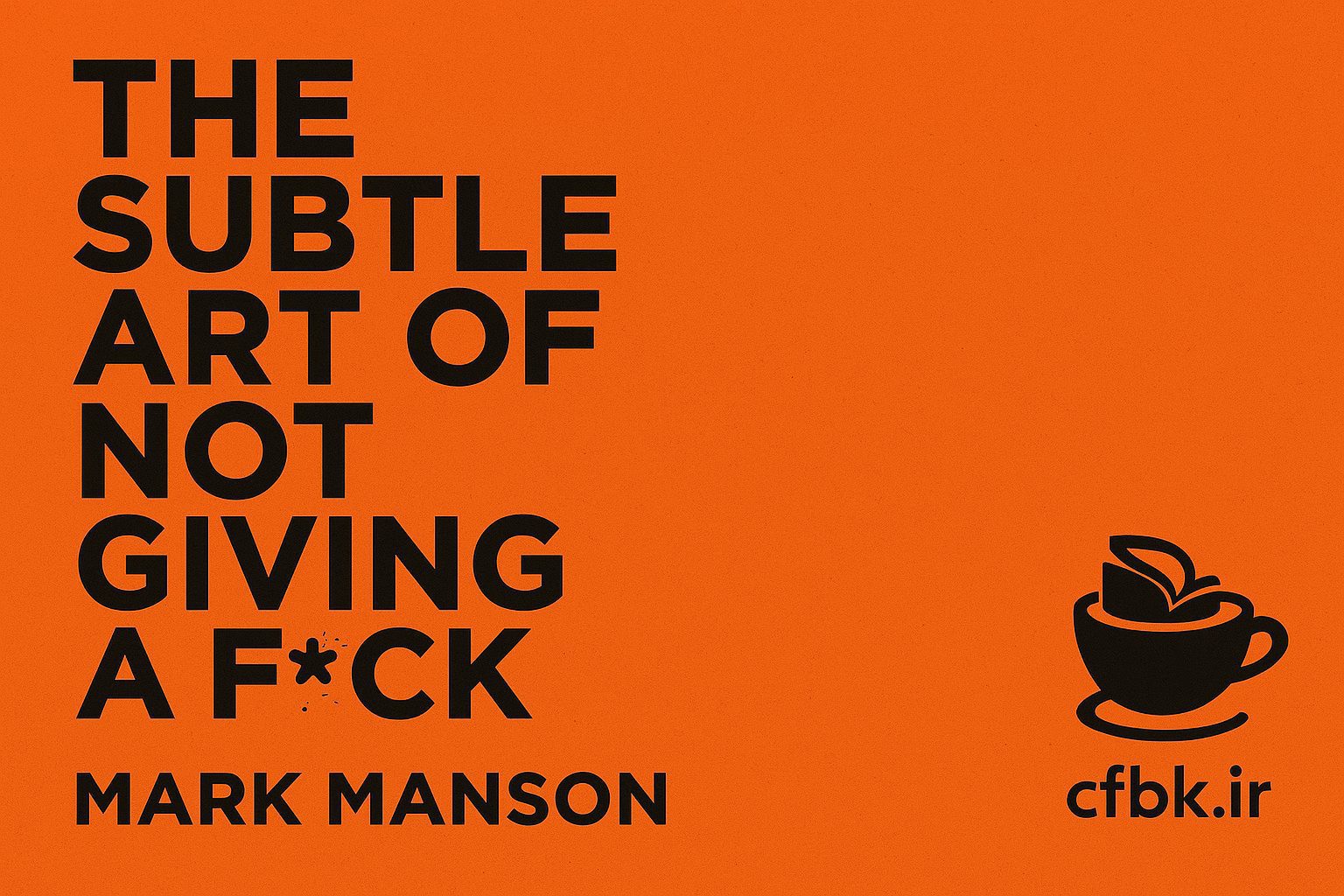 خلاصه کتاب هنر ظریف بیخیالی در کافه کتاب